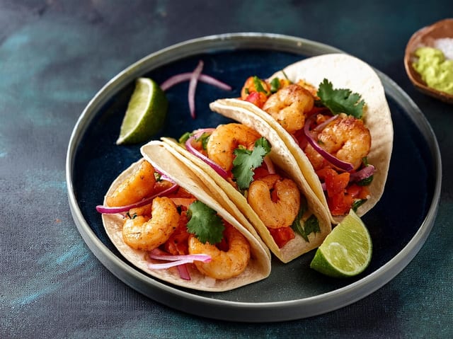 Shrimp Tacos.