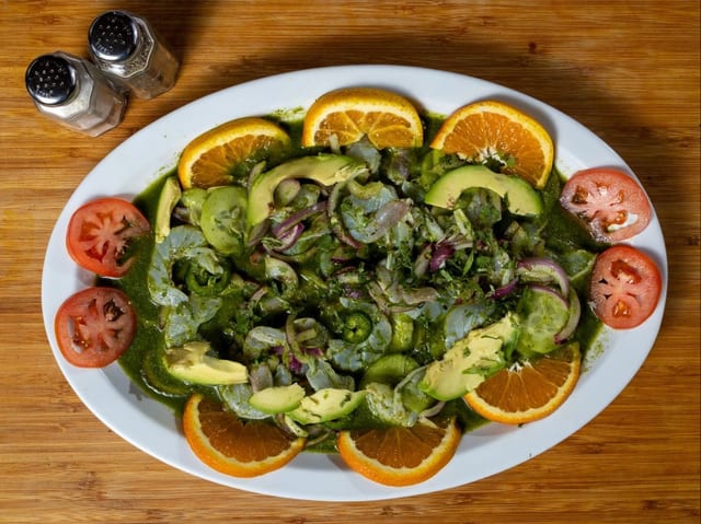 Shrimp Aguachile.
