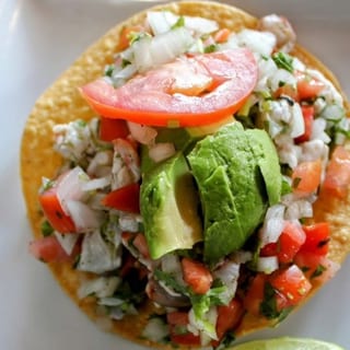 Tostada De Fish Ceviche